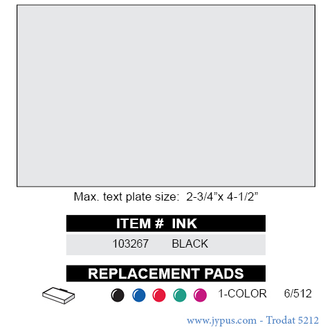Customized 5212
Self Inking Stamp