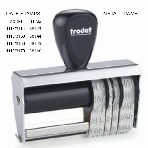 Customized Classic Text Date Stamp
1113