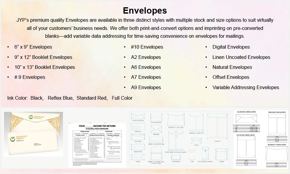 Envelopes