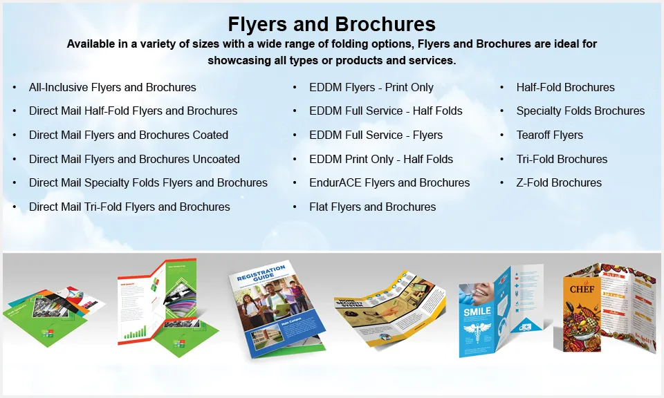 Flyers and Brochures