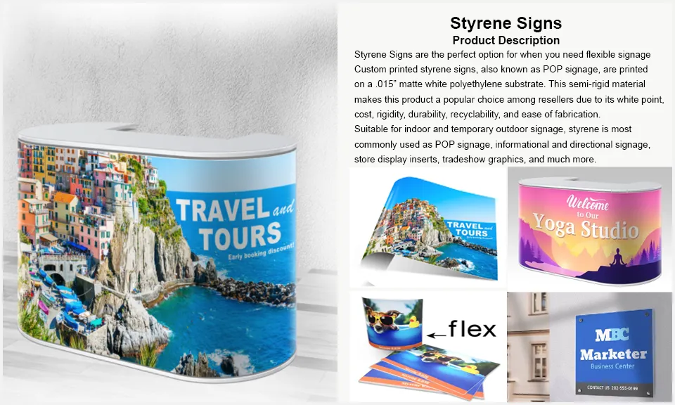 Styrene Signs