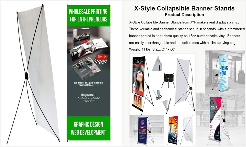 X-Style Collapsible Banner Stands