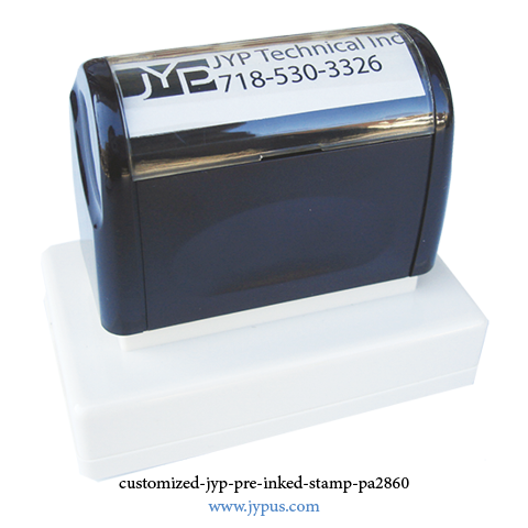 Customized JYP Pre Inked Stamp PA2860