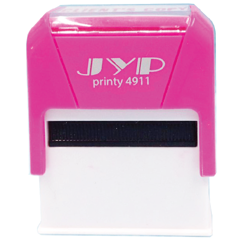 Customized JYP Self Inking Text Stamp 4911-R