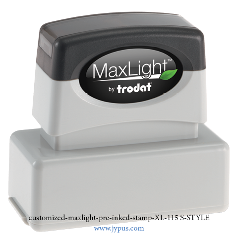 Customized Maxlight Pre Inked Stamp 115 S Style