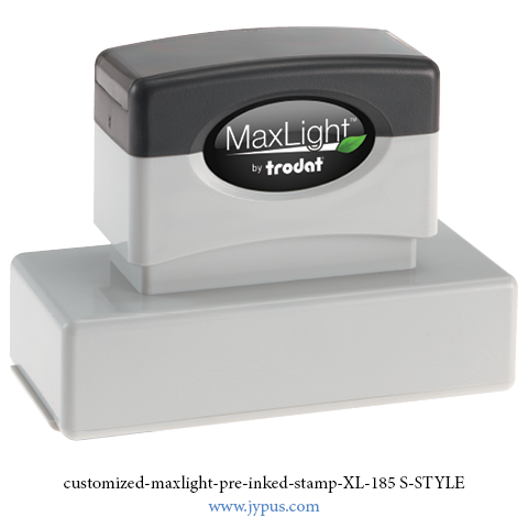 Customized Maxlight Pre Inked Stamp 185 S Style