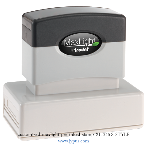Customized Maxlight Pre Inked Stamp 245 S Style