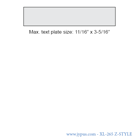 Customized Maxlight Pre Inked Stamp 265 S Style