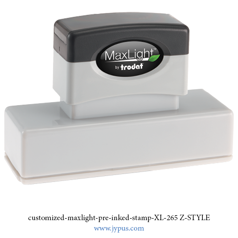 Customized Maxlight Pre Inked Stamp 265 S Style