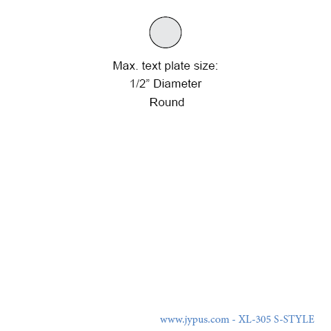 Customized Maxlight Pre Inked Stamp 305 S Style