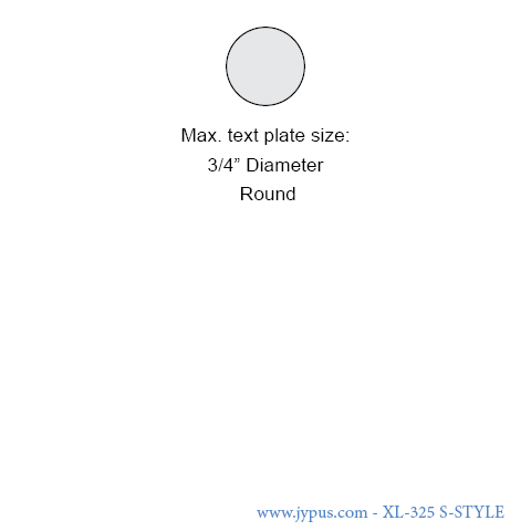 Customized Maxlight Pre Inked Stamp 325 S Style