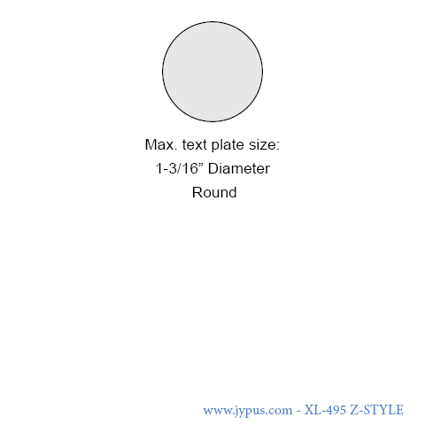 Customized Maxlight Pre Inked Stamp 495 S Style