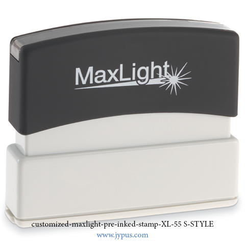 Customized Maxlight Pre Inked Stamp 55 S Style