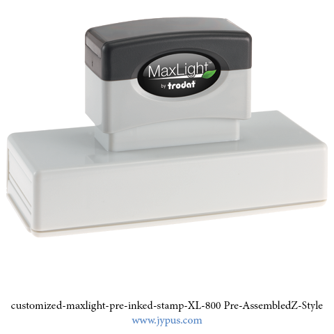 Customized Maxlight Pre Inked Stamp 800 Pre Assembledz Style