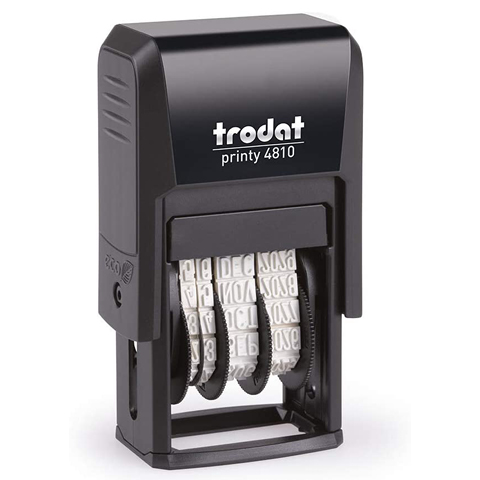 Customized Self Inking Date Stamp 4810