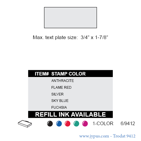 Customized Trodat Mobile Printy Text Stamp 9412
