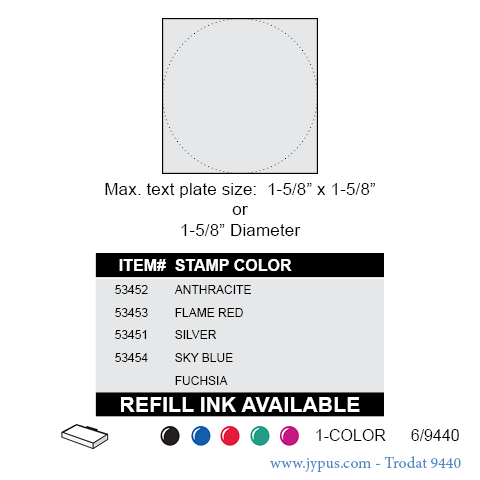 Customized Trodat Mobile Printy Text Stamp 9440