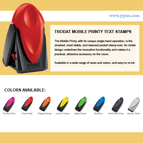 image of Trodat Mobile Printy Text Stamp