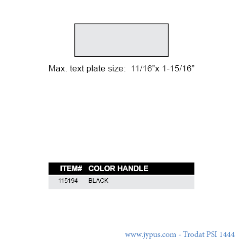 Customized Trodat PSI Text Stamp 1444