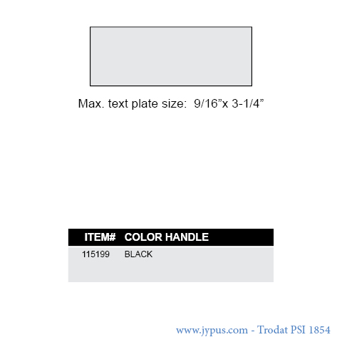 Customized Trodat PSI Text Stamp 1479