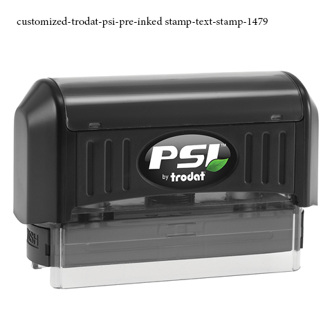 Customized Trodat PSI Text Stamp 1479