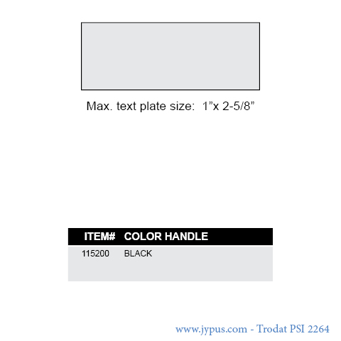 Customized Trodat PSI Text Stamp 2264