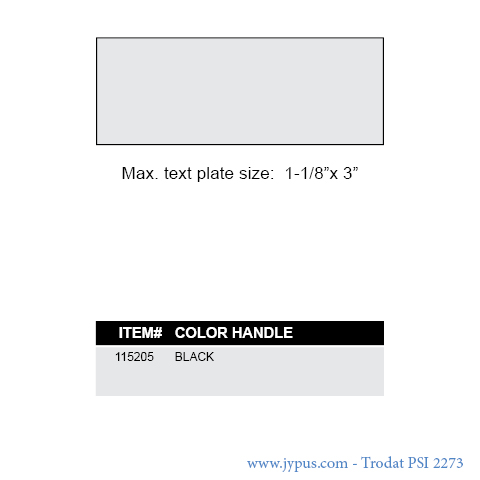 Customized Trodat PSI Text Stamp 2773