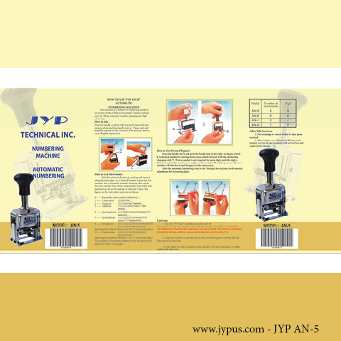 JYP Automatic Numbering Machines AN 5