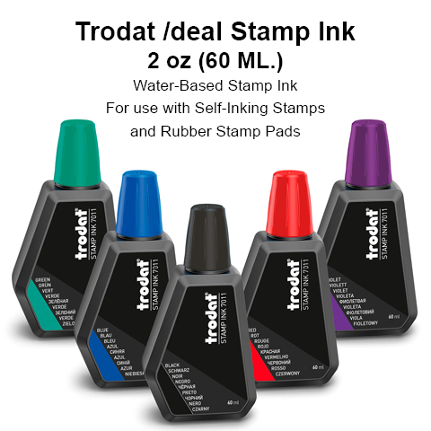 Trodat IDEAL Stamp Ink 2oz